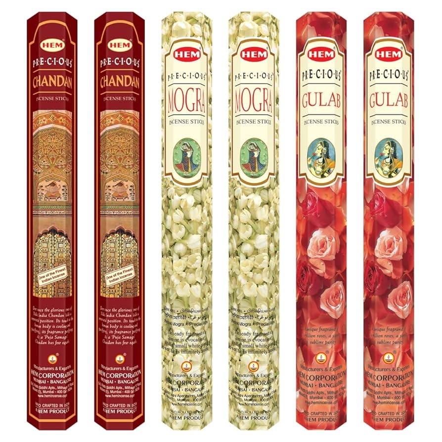 Hem 3 In 1 Incense Sticks 6 Packs