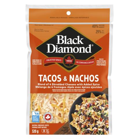 BLACK DIAMOND Tacos Nachos Cheese 320g - Snacks & Namkeen