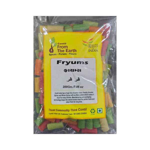 FOOD EARTH Fryums Pipe Color 200g