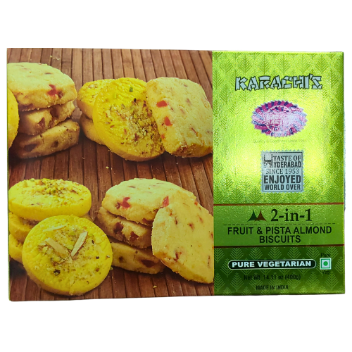 KARACHI BAKERY Fruit Pista Almond Biscuits 400g