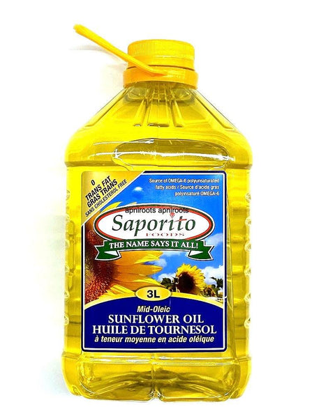 Saporito Sunflower Oil 3L - Cooking Essentials