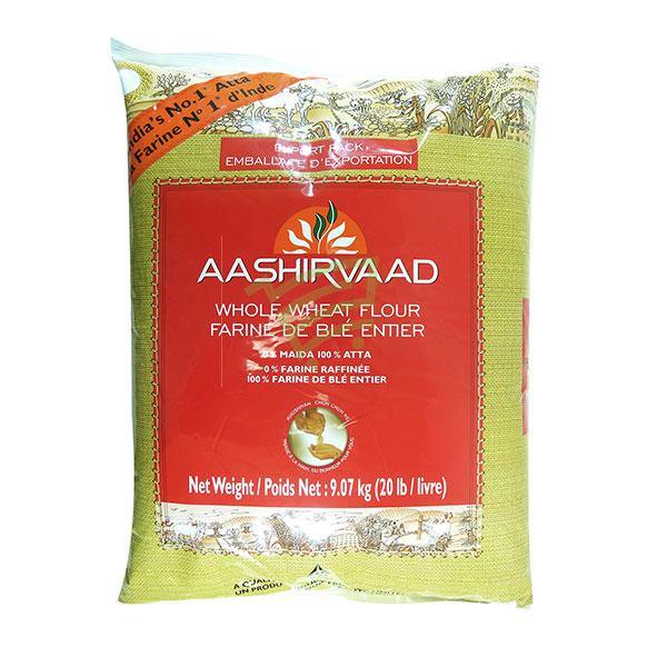 Aashirvaad Whole Wheat Flour 20lb