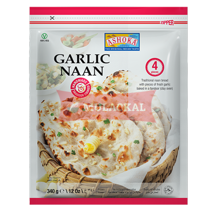 Ashoka Garlic Naan 4pcs