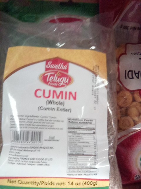 Telugu Cumin Whole 400g - Spices and Herbs