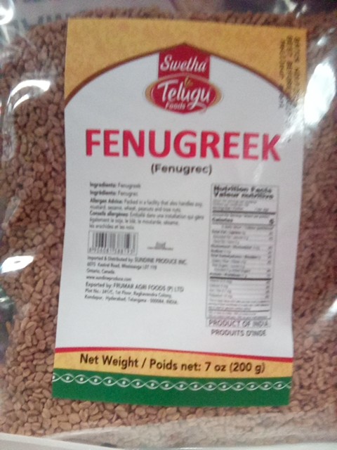 Telugu Fenugreek Seeds 200g - Spices and Herbs