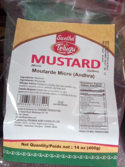 Telugu Mustard Seeds 400g