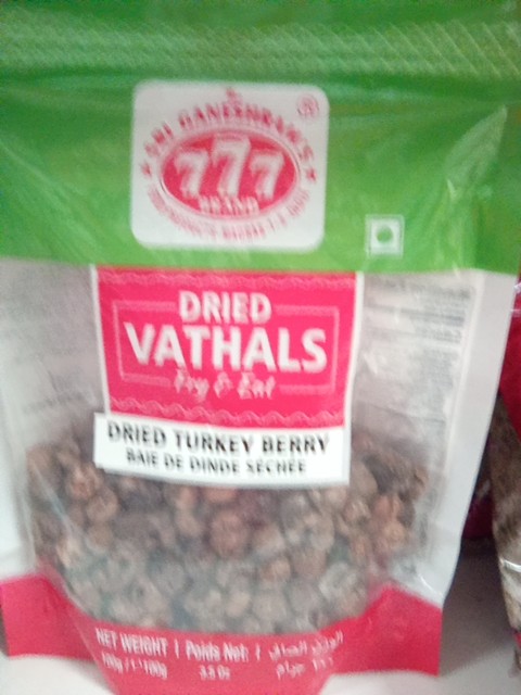 777 Dried Vathals 100g