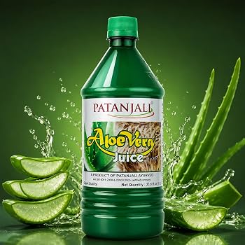 Patanjali Aloe Juice with Fiber