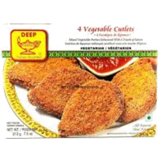 Deep Vegetable Cutlets 4pcs