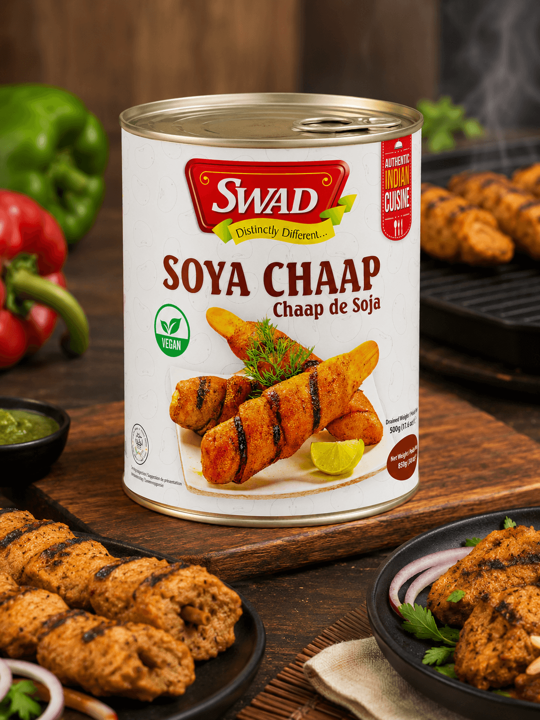 SATVIK Soya Chaap 850g