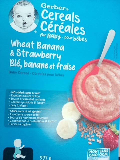 Cereal Wheat Banana & Strawberry