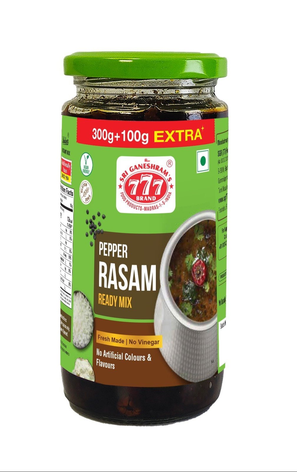 777 Pepper Rasam Paste 400g