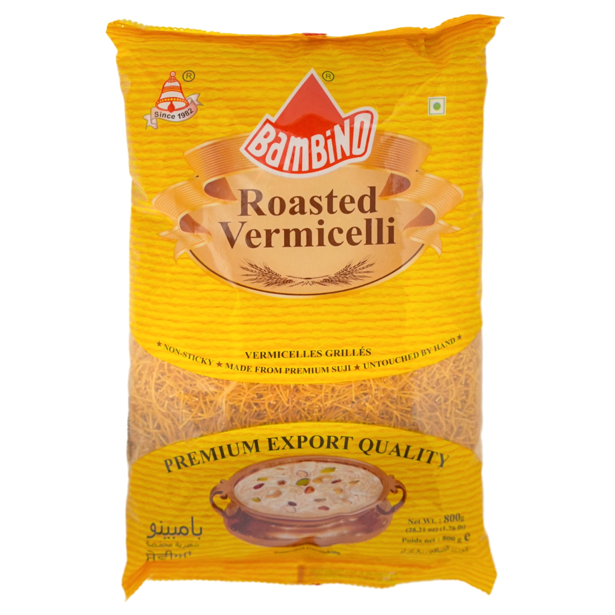 Bambino Thin Roasted Seviyan - Flour, Grains & Rice