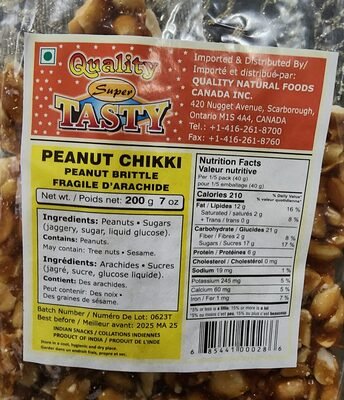 Quality Peanut Chikki 200g